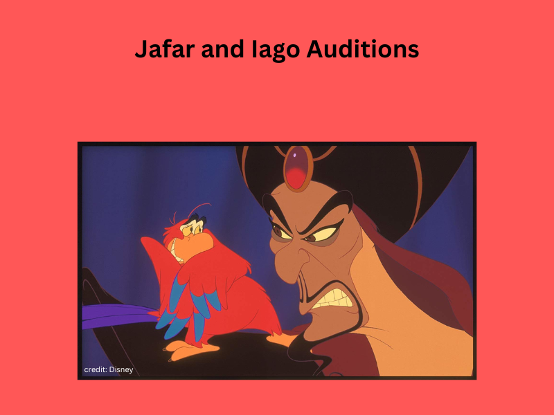 Jafar and Iago Auditions