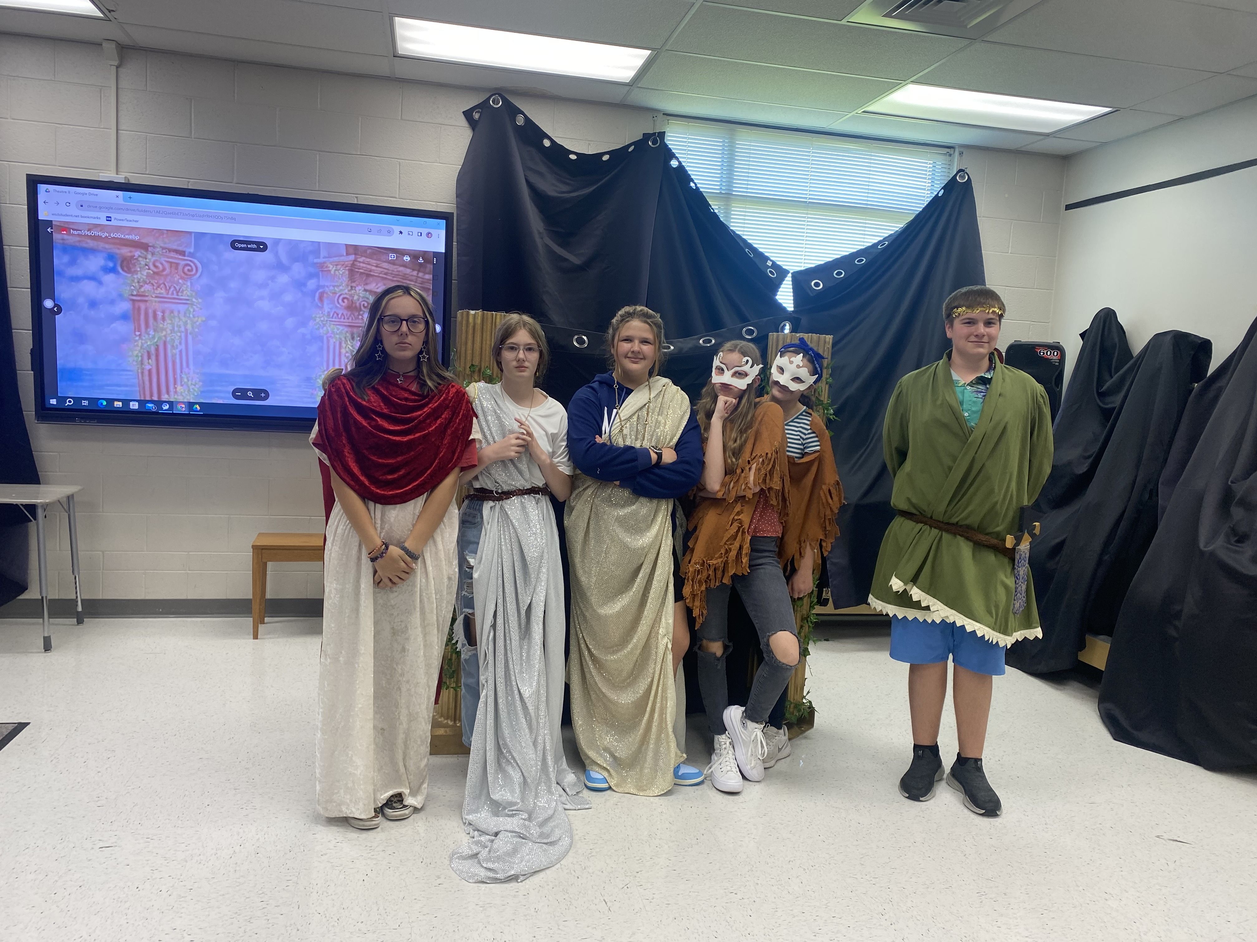 Theatre II Class, Ancient Greek Theatre