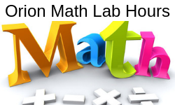 Orion Math Lab Hours