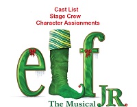 Elf Jr. Cast List!