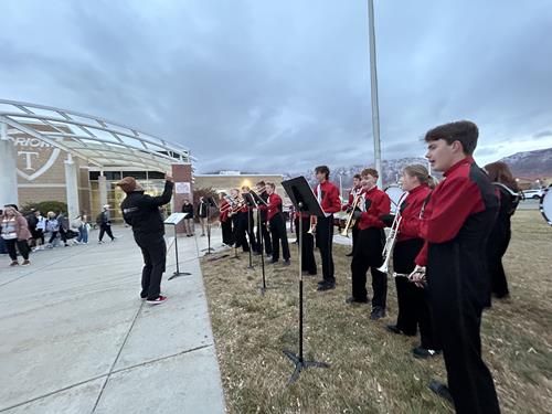 Weber Marching Band at Orion